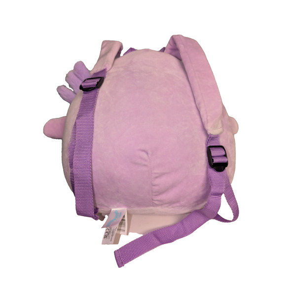 Squishmallows Monica the Axolotl Backpack 12" Stuffed Plush - Picture 3 of 8